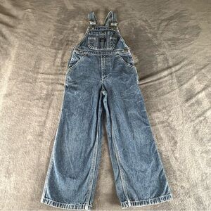 Lakin McKey Denim Bib Overalls Kids 7 Medium Wash Utility Casual Farmer Country